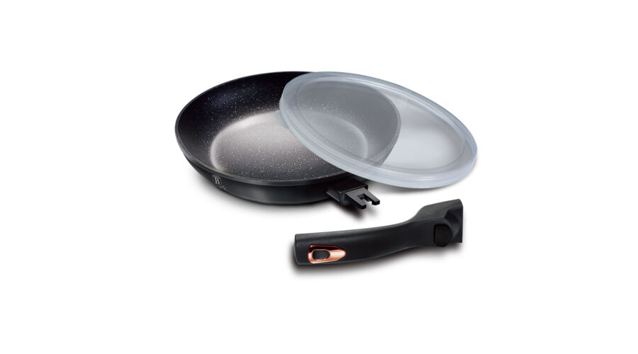 Berlinger Haus Black Rose Collection serpeny� m�rv�ny bevonattal, levehet� ny�llel, 24 cm