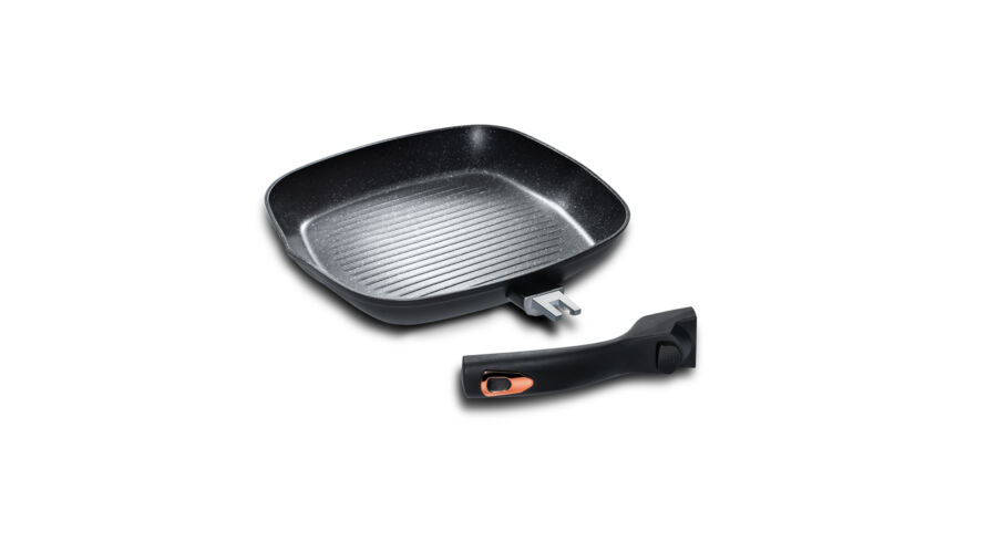 Berlinger Haus Black Rose Collection grill serpeny� m�rv�ny bevonattal, levehet� ny�llel, 28 cm