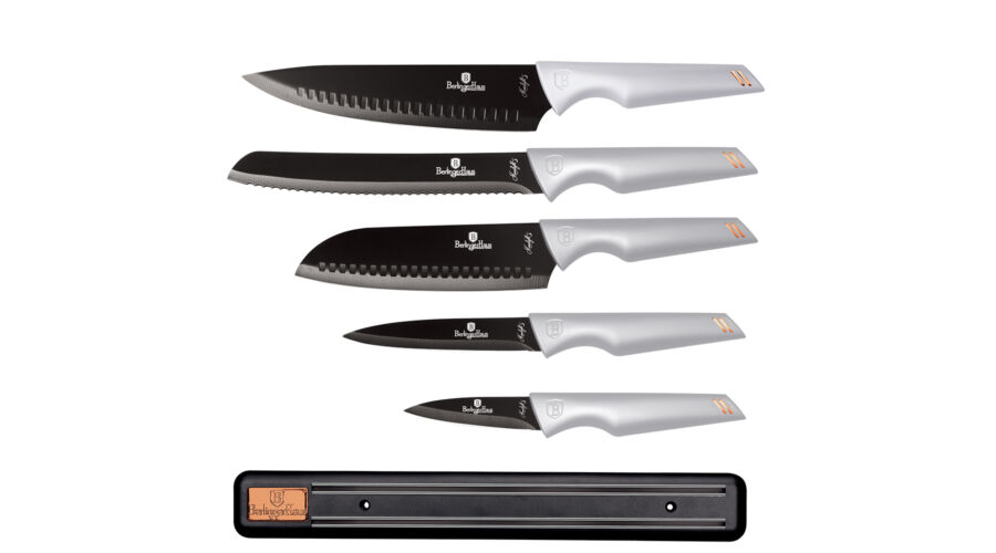 Berlinger Haus Moonlight 6 r�szes k�sk�szlet tapad�smentes bevonattal, m�gneses fali tart