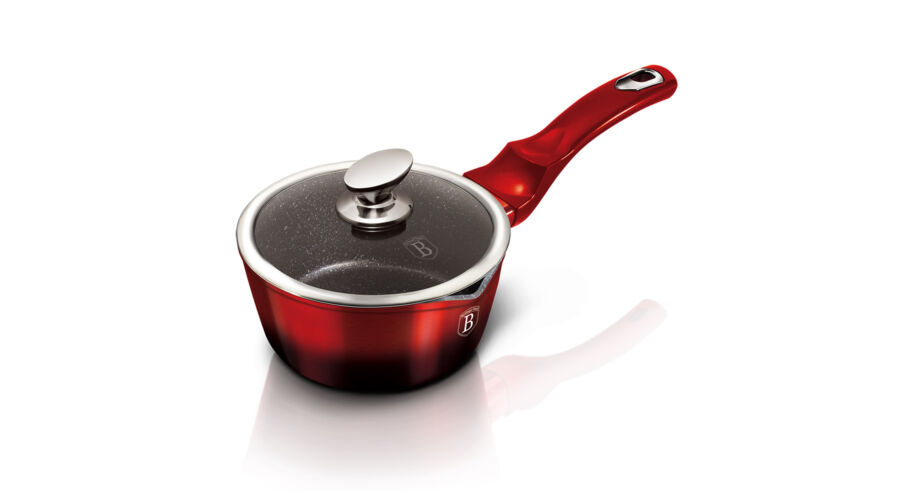 Berlinger Haus Metallic Line sz�szos/tejforral� ed�ny m�rv�ny bevonattal, met�l k�ls� bevonattal, fe