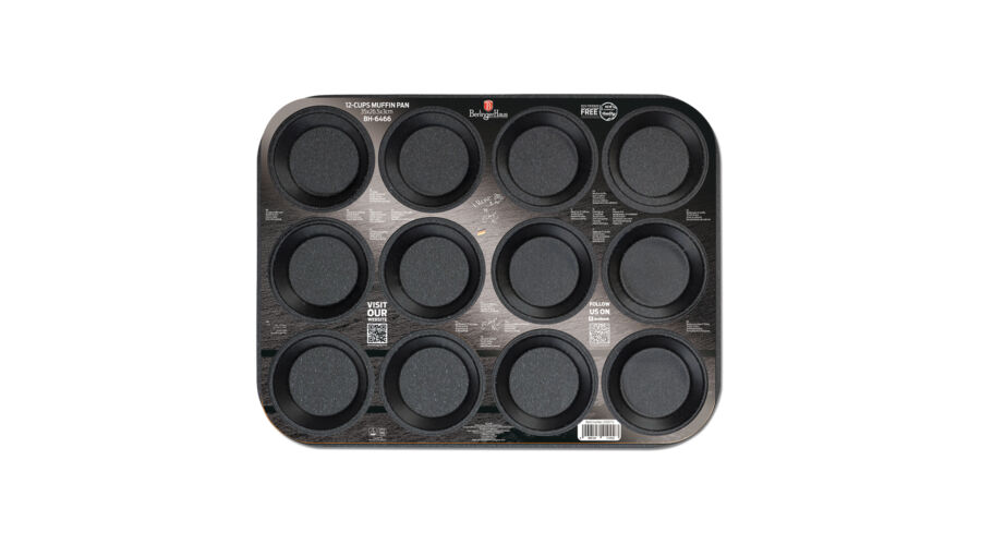 Berlinger Haus I-Rose Collection 12 lyuk� muffins�t� tit�n bevonattal