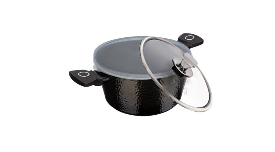 Berlinger Haus Primal Gloss Collection magas l�bas tit�n bevonattal, k�tf�le fed�vel, 28 cm