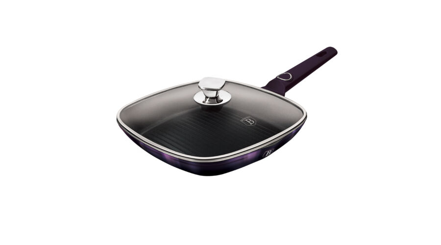 Berlinger Haus Purple Eclipse Collection grill serpeny� tit�n bevonattal, fed�vel