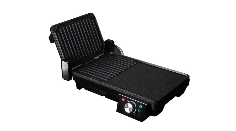 Berlinger Haus Royal Black Collection 2in1 elektromos grill, 2000 W, fekete