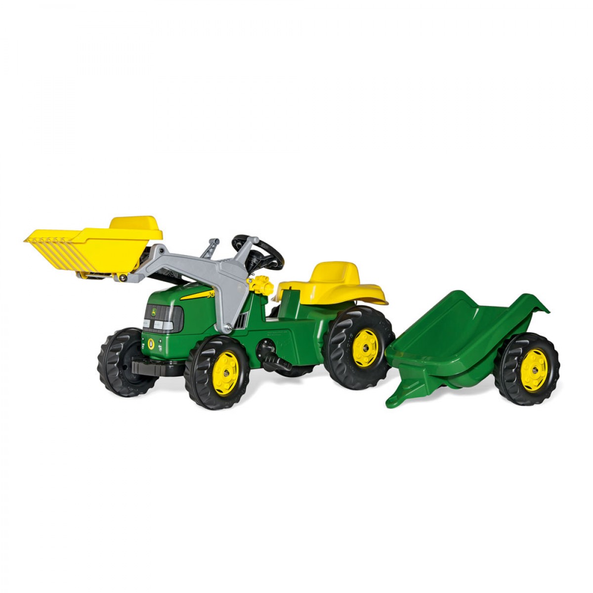 Rolly Kid John Deere ped�los markol�s traktor ut�nfut�val z�ld