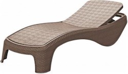 Atlantic rattan hat�s� napoz��gy