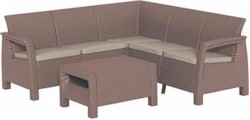 Corfu Relax rattan hat�s� kerti sarok garnit�ra