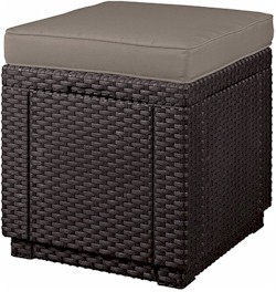 Cube rattan hat�s� t�bb funkci�s puff