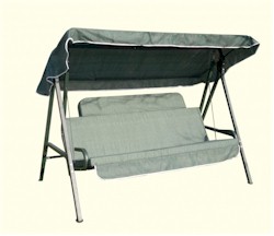 Zeusz 2m-es antracit hintaágy párnával