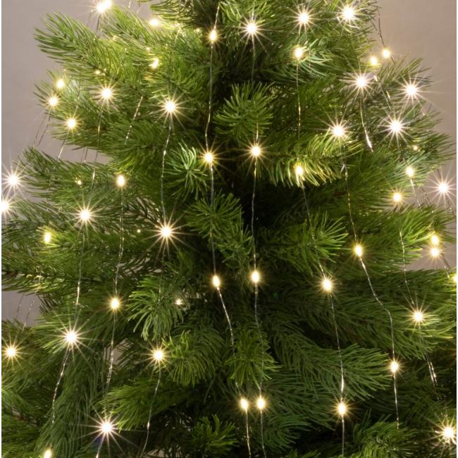 K�l �s Belt�ri f�nyf�z�r k�teg, meleg feh�r sz�nben, 200 LED