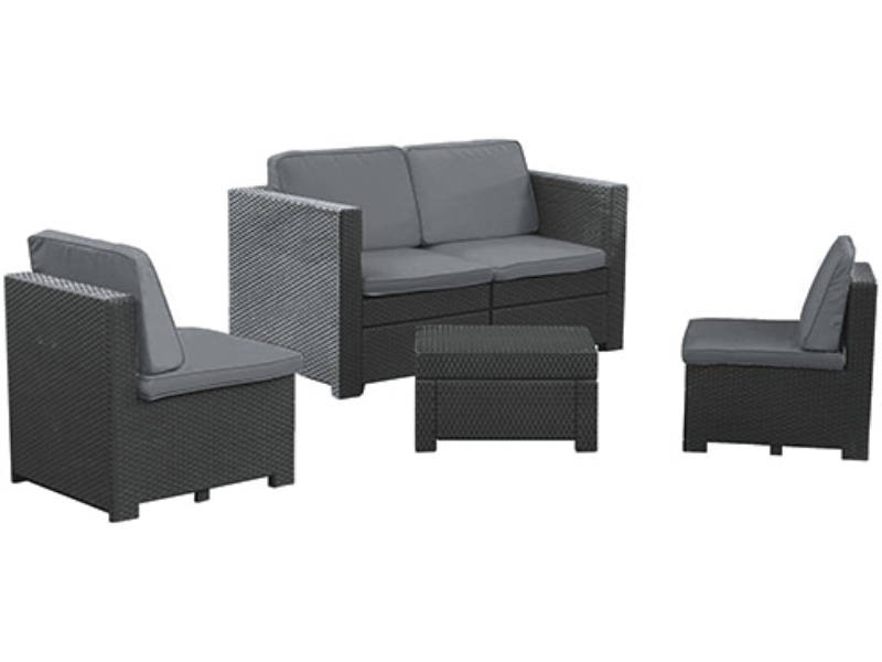 Modus m�anyag kerti b�tor szett grafit sz�rke