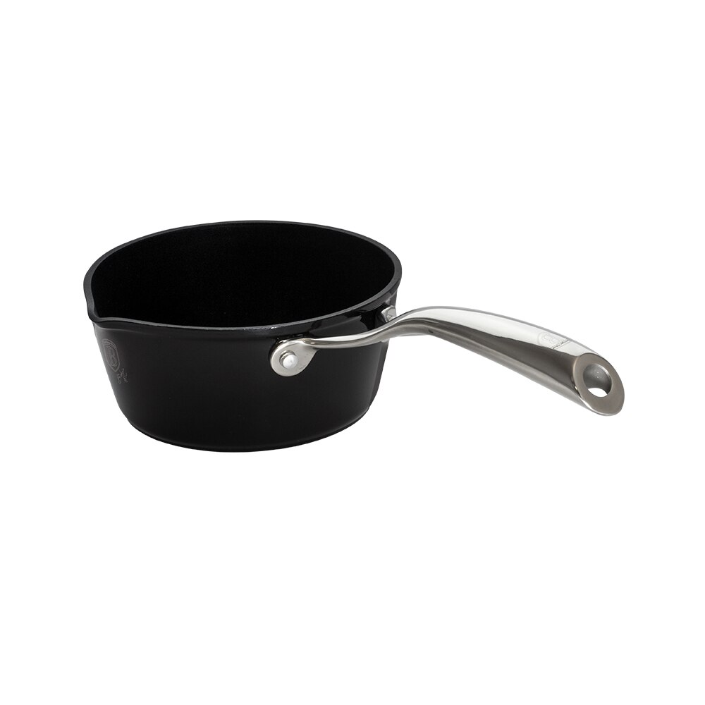 Berlinger Haus Royal Black Collection Sz�szos/tejforral� ed�ny m�rv�ny bevonattal,matt k�ls� bevonat