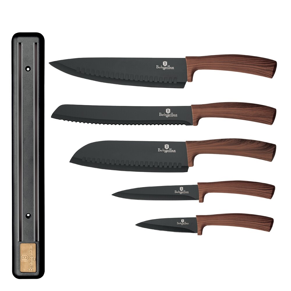 Berlinger Haus k�sk�szlet m�gneses tart�, fa, 6 r�szes, Forest Line- Original Brown