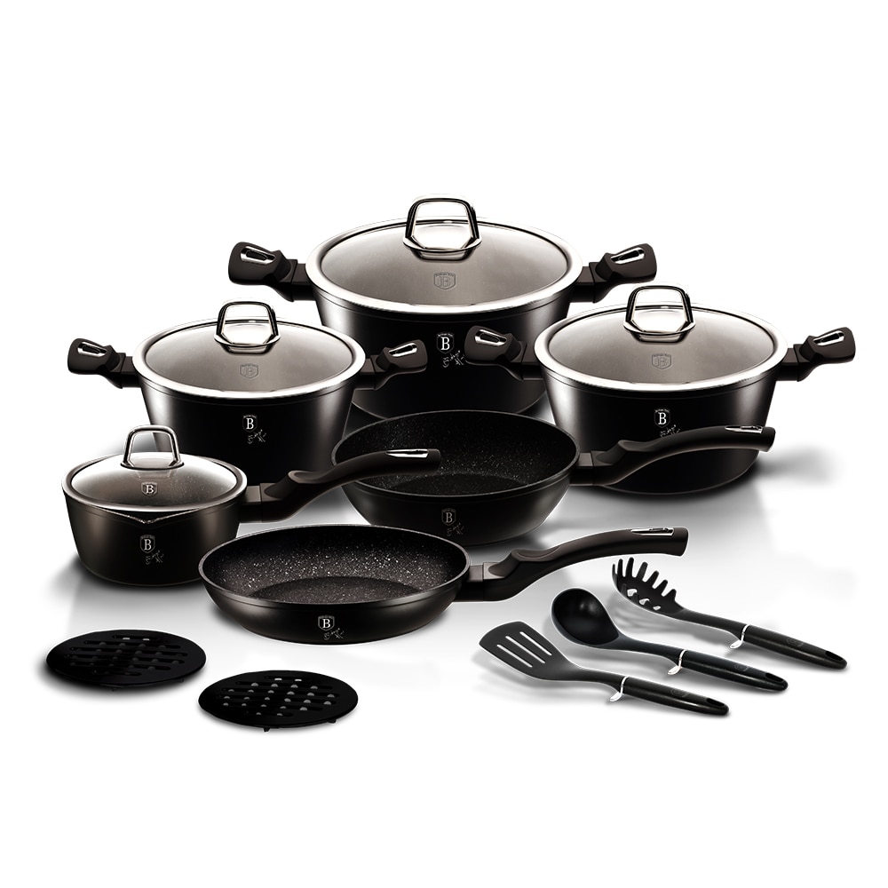 Berlinger Haus ed�nyk�szlet, 15 r�szes, Black Silver Collection