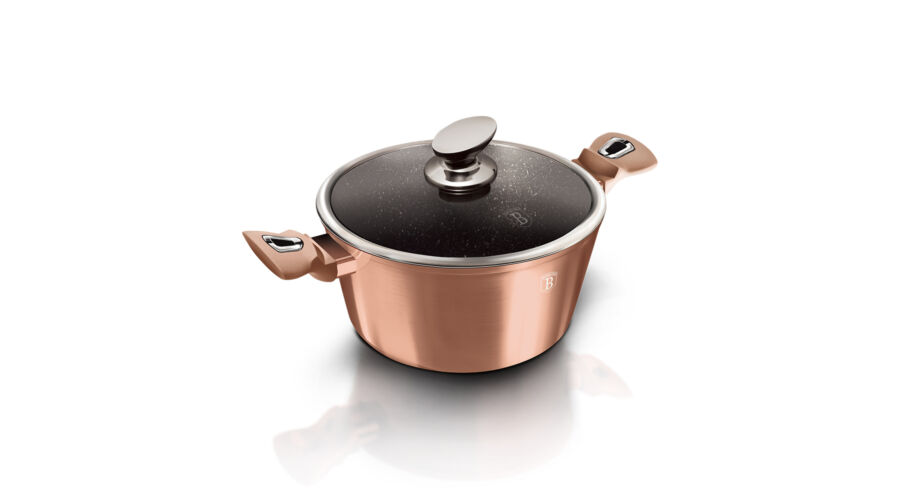 Berlinger Haus Metallic Line magas l�bas m�rv�ny bevonattal, fed�vel, 20 cm