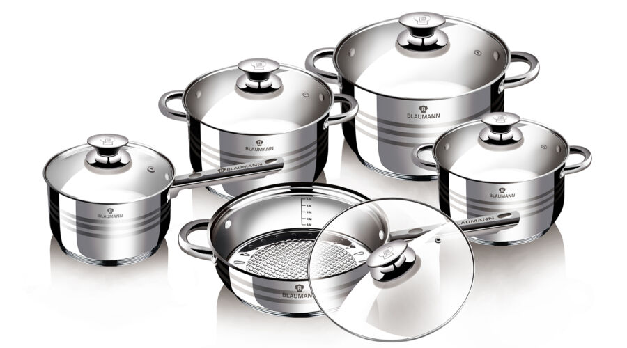 Blaumann Gourmet Line 10 r�szes rozsdamentes ac�l ed�nyk�szlet