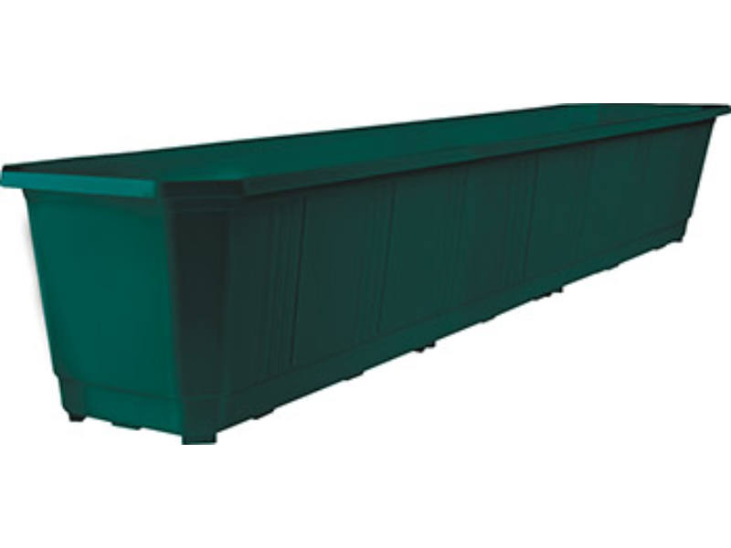 Balcony planter m�anyag kerti vir�gl�da 80 z�ld