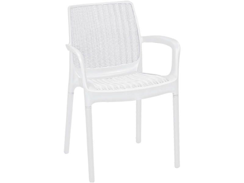 Bali Mono m�anyag kerti sz�k feh�r