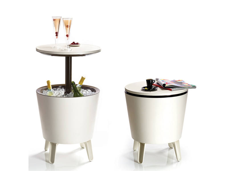 Cool Bar m�anyag kerti b�r asztal kr�m - barna