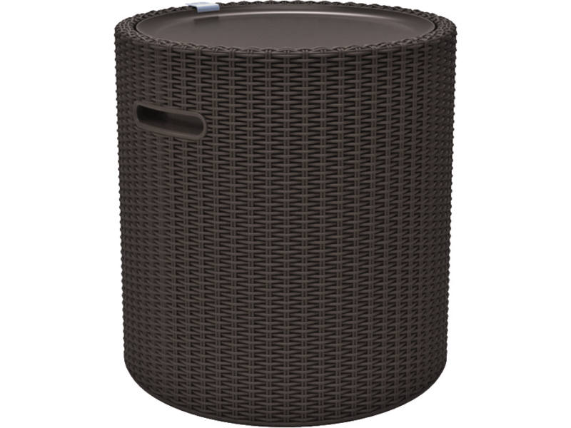 Cool Stool t�rol�s m�anyag kerti doh�nyz�asztal whiskey barna