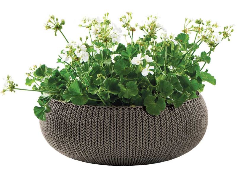 Cozy L m�anyag kerti vir�gcser�p s�t�t barna