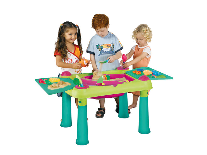 Creative fun table m�anyag kerti j�t�k asztal vil�gos z�ld - lila