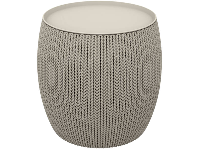 Knit Single Table m�anyag kerti asztal 41 L homok