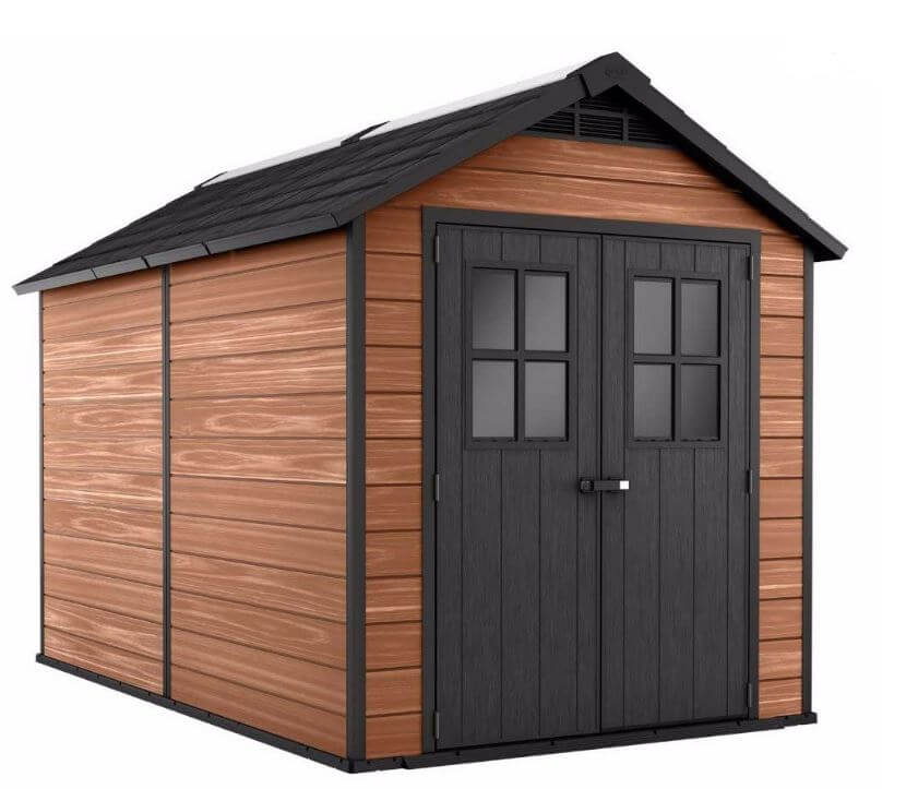 Newton 7511 m�anyag kerti szersz�mt�rol� h�z mahag�ni - barna