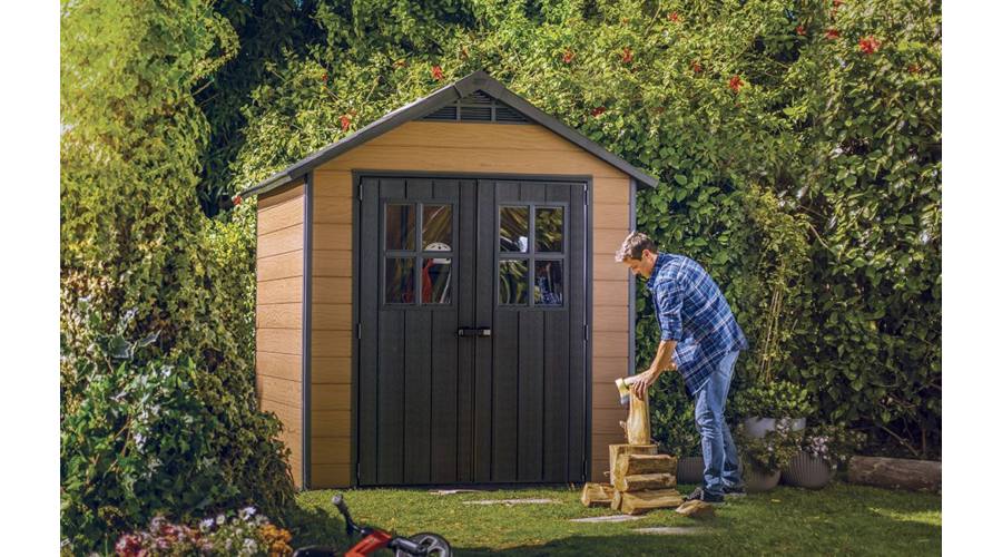 Newton 757 m�anyag kerti t�rol� h�z mahag�ni - barna