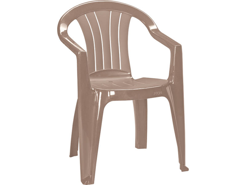 Sicilia kart�maszos m�anyag kerti sz�k cappuccino